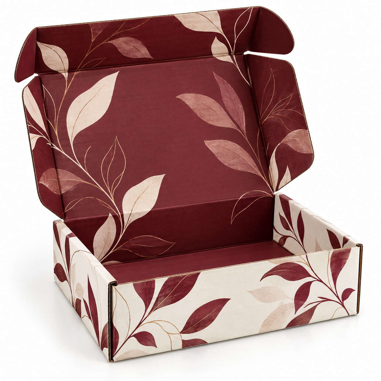Custom Printed Corrugated Gift Boxes — original sample design