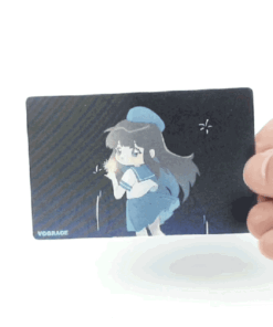 Custom Lenticular Flip Photo Cards product example