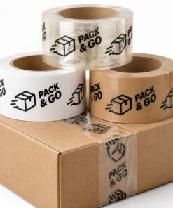 Custom Printed Packing Tape — 3″ × 110 yd, 2.0 mil — original sample design