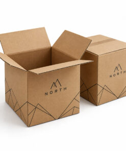 Custom Printed Regular Slotted Shipping Boxes — original sample design