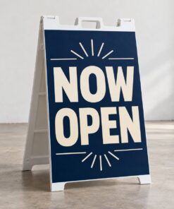 CustomGoods corrugated a frame signs product illustration