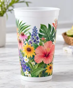 Custom Full-Color Wrap Stadium Cups - sample customer design