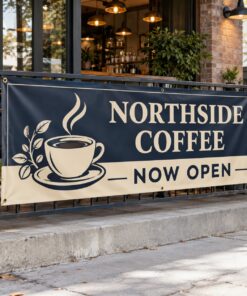 Custom vinyl Banners illustrative customer design