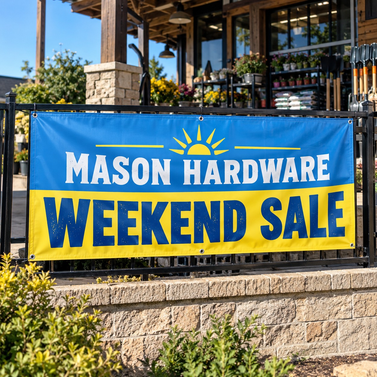 Outdoor Banners illustrative customer design