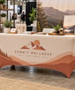 Stretch Table Cover illustrative customer design