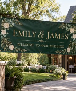 custom Wedding Banners illustrative customer design