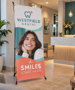 X-Banners with Stand illustrative customer design