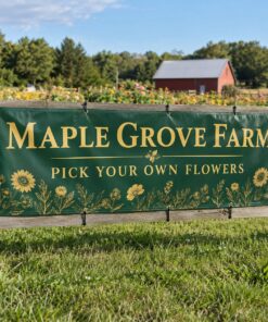 Custom Fence Banners illustrative customer design