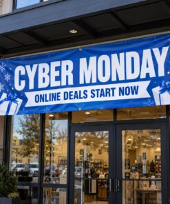 Cyber Monday Banners illustrative customer design