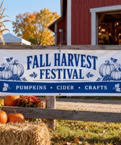 Fall Banners illustrative customer design