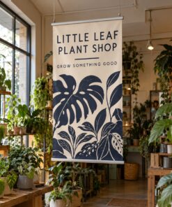 Hanging Clamp Bar Banners illustrative customer design