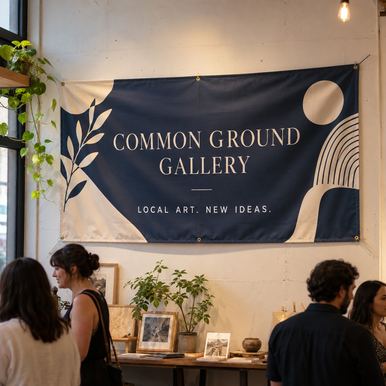 Eco-Friendly Indoor Banners illustrative customer design