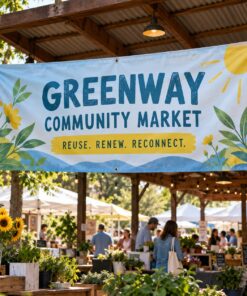 Eco-Friendly Banners illustrative customer design
