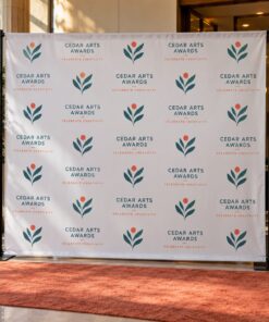 Step and Repeat Fabric Banners illustrative customer design