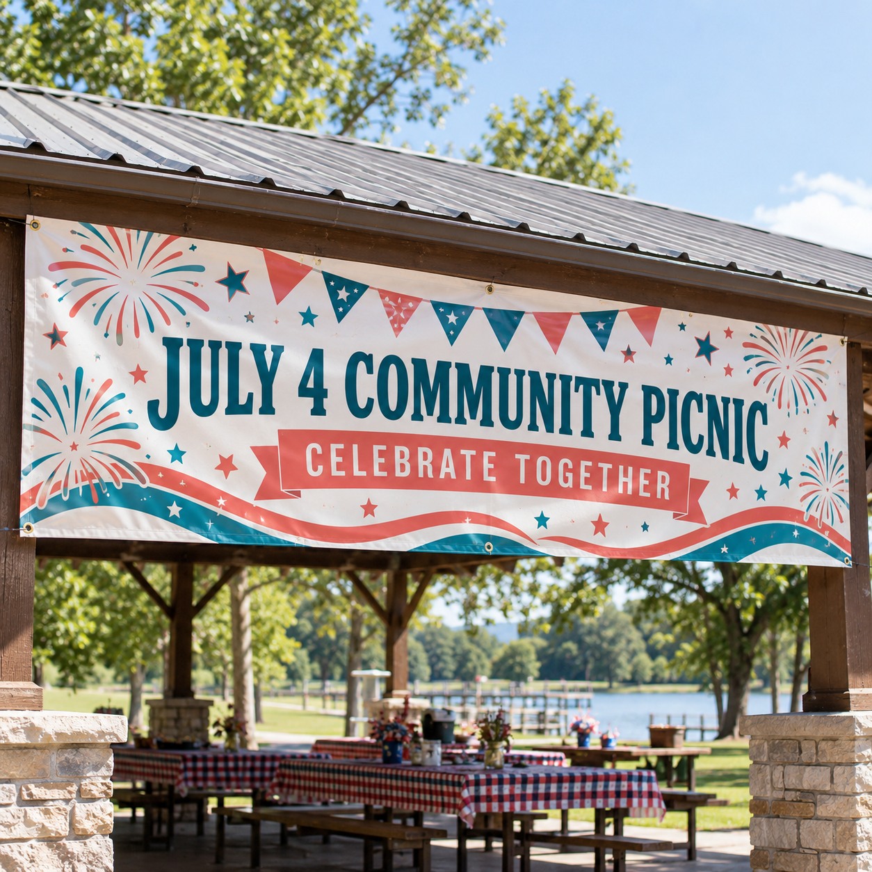 4th of July Banners illustrative customer design
