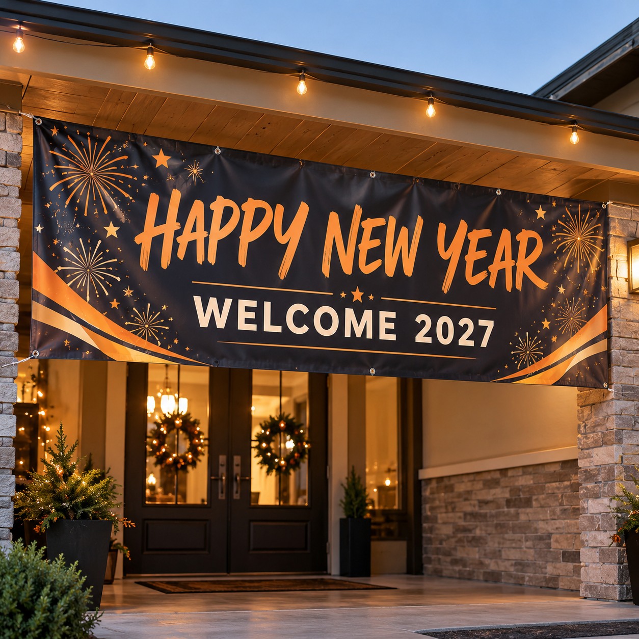 New Year Banners illustrative customer design