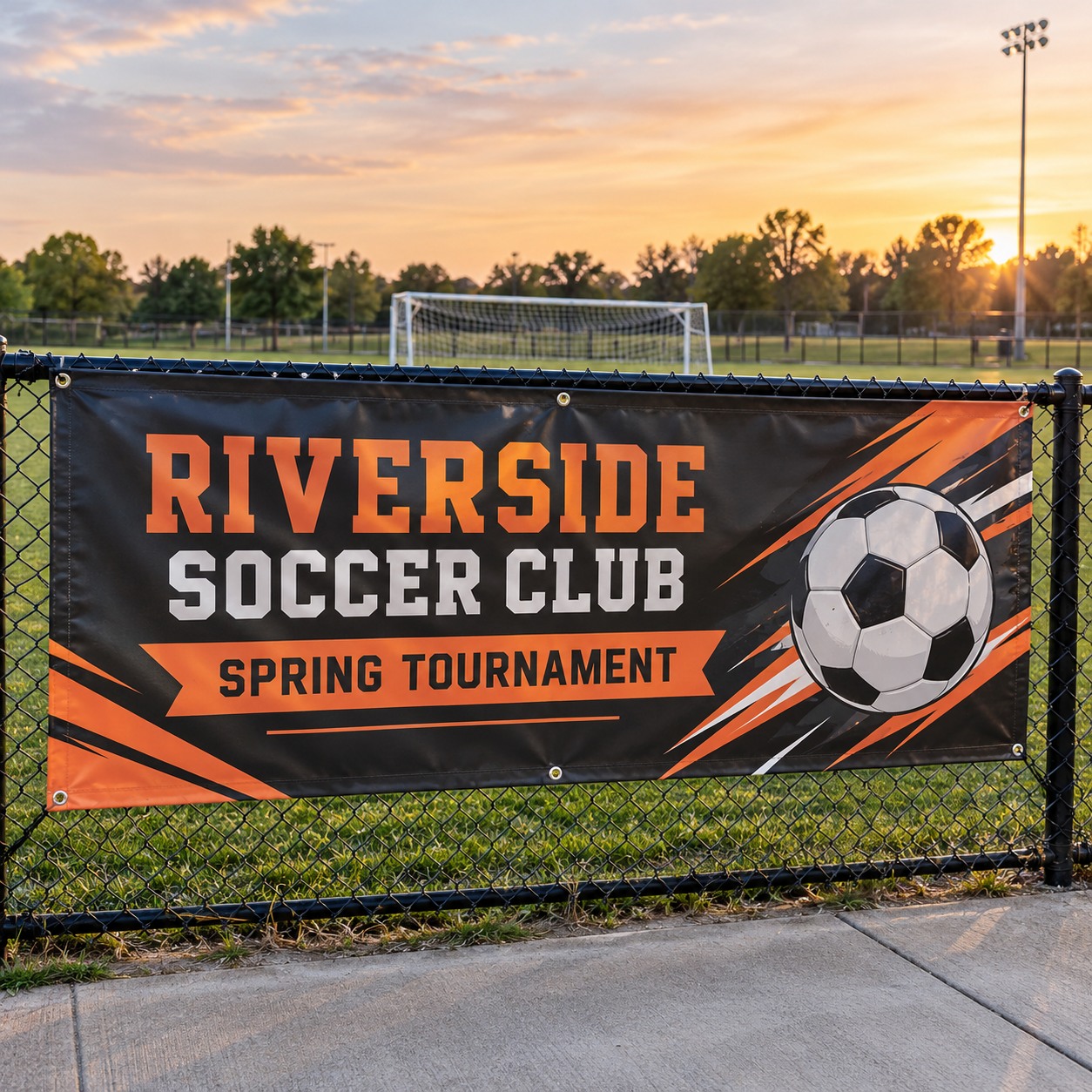 Soccer Banners illustrative customer design