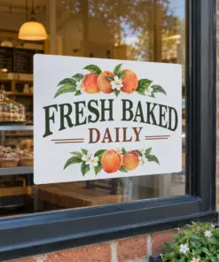 Custom Opaque Window Decals - custom printed example design