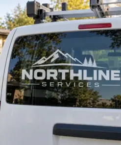 Custom Car Window Decals - custom printed example design
