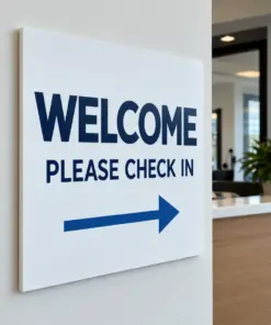 Custom PVC Signs - custom printed example design