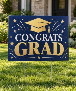 CustomGoods graduation signs product illustration