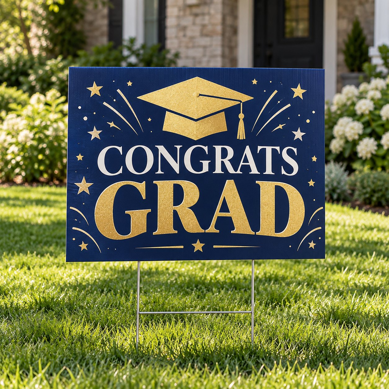 CustomGoods graduation signs product illustration
