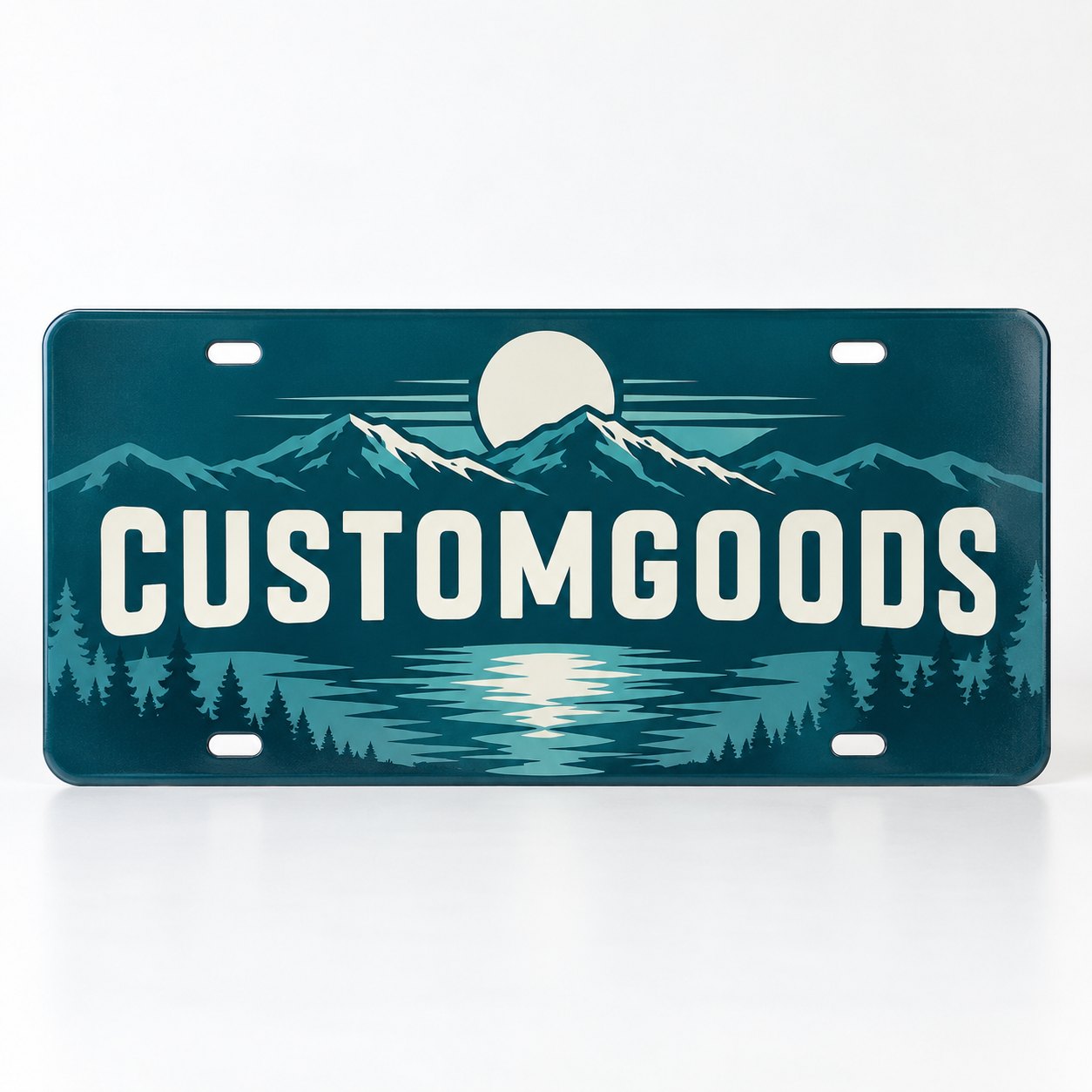 CustomGoods license plates product illustration