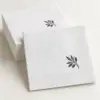 Custom 3-Ply Luncheon Napkins with sample customer artwork