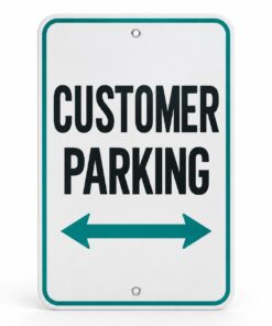 CustomGoods parking signs product illustration