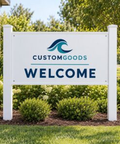 CustomGoods post and panel signs product illustration