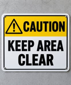 CustomGoods safety signs product illustration