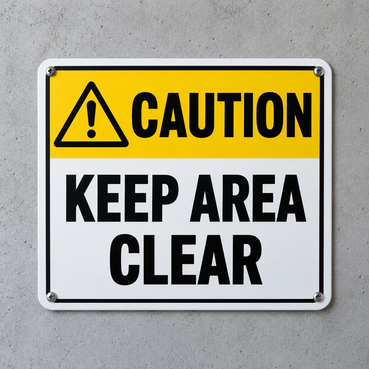 CustomGoods safety signs product illustration