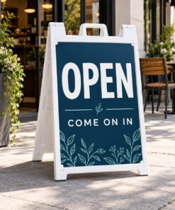 CustomGoods sandwich boards product illustration