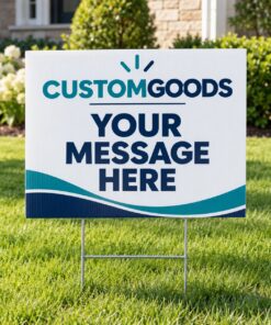 CustomGoods yard signs product illustration