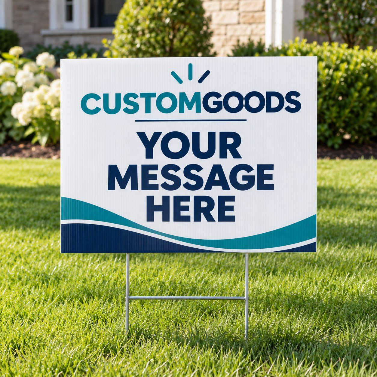 CustomGoods yard signs product illustration