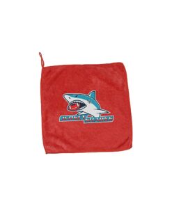 Photographed full-color spirit towel with loop