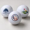 Custom Full-Color Logo Golf Balls
