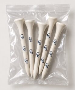 Custom Printed Golf Tee Packs - 5 Tees
