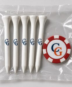 Custom Golf Tournament Packs - Tees & Poker Chip Marker
