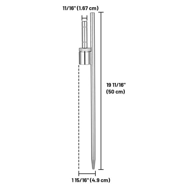 20 Inch Feather Flag Rotating Ground Spike Holders - Image 2