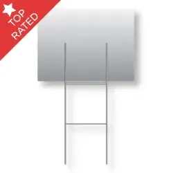 Yard Sign Wire Stakes - representative blank material