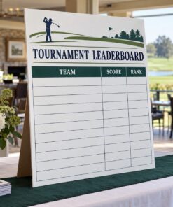 Custom Tournament Leaderboard & Bracket Display Boards
