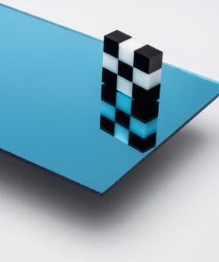 Light Blue Mirror Acrylic Sheet