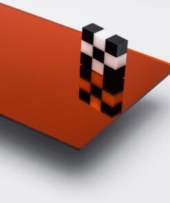 Orange Mirror Acrylic Sheet