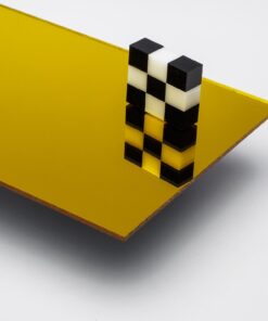 Yellow Mirror Acrylic Sheet