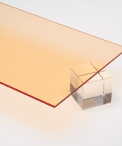 Gold Transparent Acrylic Sheet