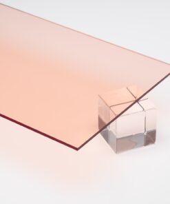 Rose Gold Transparent Acrylic Sheet