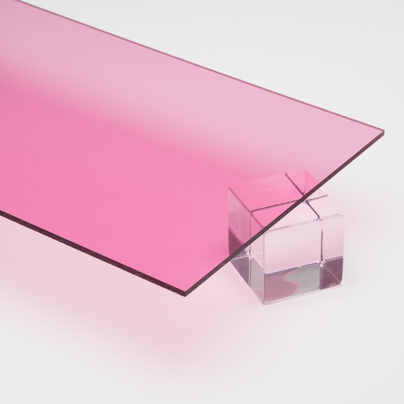 Pink Transparent Acrylic Sheet
