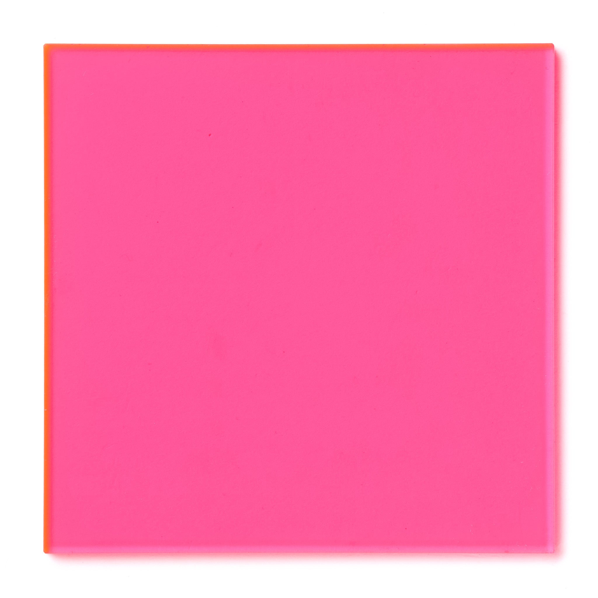 Pink Fluorescent Acrylic Sheet