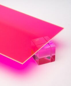 Pink Fluorescent Acrylic Sheet